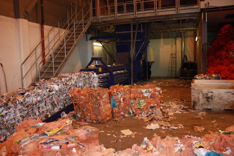 Galsomelen søppelsorteringsanlegg