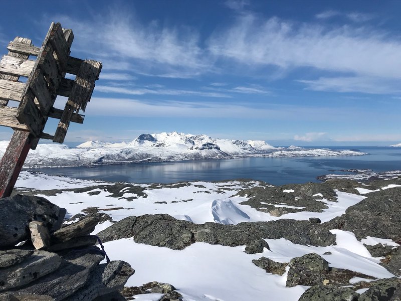 Utsikt fra nordkjosfjellet